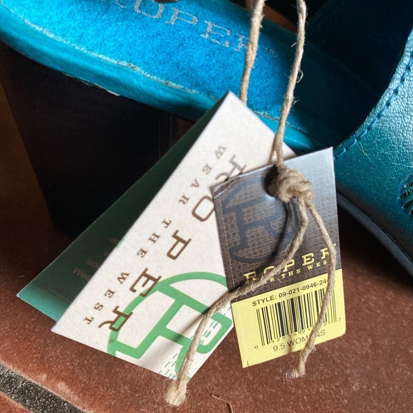 Roper Wear Of The West | Turquoise Mules - Picture 12 of 12